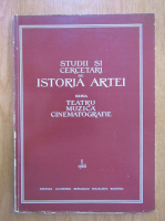 Studii si cercetari de istoria artei, seria Teatru Muzica Cinematografie, tomul 13, nr. 1, 1966
