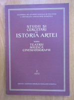 Studii si cercetari de istoria artei, seria Teatru Muzica Cinematografie, tomul 19, nr. 2, 1972