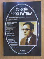 Anticariat: Colectia Pro Patria, nr. 14, octombrie 1997