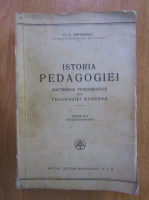 G. G. Antonescu - Istoria pedagogiei