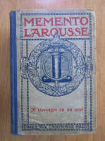 Memento Larousse. Encyclopedique et Illustre