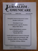 Revista Jurnalism si Comunicare, anul II, nr. 2-3, 2007