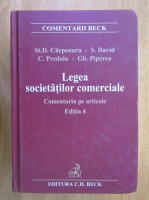 Anticariat: St. D. Carpenaru - Legea societatilor comerciale
