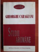 Gheorghe Carageani - Studii aromane