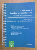 George Zlati - Codul penal si codul de procedura penala actualizate la 25 septembrie 2021