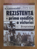 N. Carandino - Rezistenta. Prima conditie a victoriei