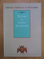 Teofilact al Bulgariei - Talcuire la faptele sfintilor apostoli