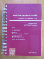 Vasile Bozesan - Codul de procedura civila actualizat la 1 februarie 2021