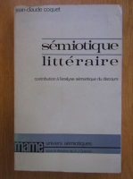 Jean-Claude Coquet - Semiotique Litteraire 