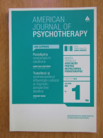 Revista American Journal of Psychotherapy, volumul 63, nr. 1, 2009