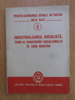 Industrializarea socialista, temelia construirii socialismului in tara noastra