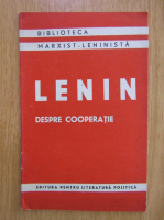Vladimir Ilici Lenin - Despre cooperatie