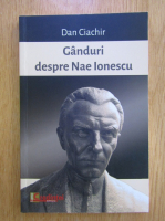 Dan Ciachir - Ganduri despre Nae Ionescu 