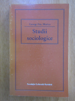 George Em. Marica - Studii sociologice 