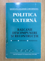 Revista Politica Externa, anul III, nr. 7-8, 1999-2000