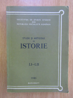 Studii si articole de istorie, nr. 51-52, 1985