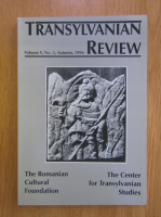 Anticariat: Transylvanian Review, vol. V, nr. 3, toamna 1996