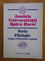 Anticariat: Analele Universitatii Spiru Haret, seria Filologie, anul VI, nr. 6, 2005