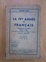 Anticariat: La IV-e annee de francais