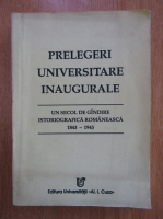 Prelegeri universitare inaugurale