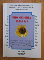 Revista Pro Memoria, nr. 3, septembrie 2011