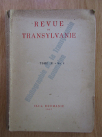 Revue de Transylvanie, volumul 3, nr. 4, 1937
