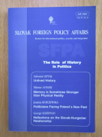 Anticariat: Slovak Foreign Policy Affairs, vol. IV, nr. 2, 2003