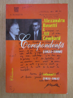 Anticariat: Alexandru Rosetti, Alf Lombard - Corespondenta 1934-1990