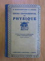 H. Grandmontagne - Cours experimental de physique