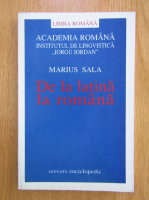 Marius Sala - De la latina la romana