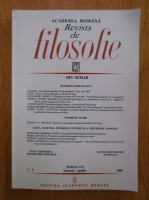 Revista de Filosofie, tomul LVI, nr. 1-2, ianuarie-aprilie 2009