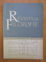 Anticariat: Revista de Filozofie, tomul 16, nr. 11, 1969