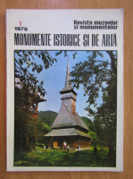 Revista Monumente istorice si de arta, nr. 1, 1976