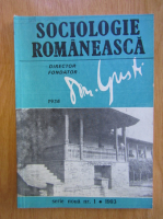 Sociologie Romaneasca, nr. 1, 1993