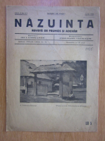 Anticariat: Revista Nazuinta, anul II, nr. 6-7, aprilie 1935