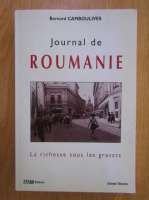 Bernard Camboulives - Journal de Roumanie. La richesse sous les gravats