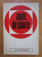 Revista Anale de istorie, anul XXII, nr. 5-6, 1976