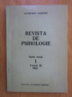 Revista de psihologie, tomul 38, nr. 1, 1992
