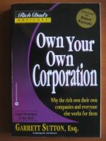 Garrett Sutton - Own your corporation