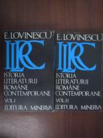 Anticariat: Eugen Lovinescu - Istoria literaturii romane contemporane (2 volume)