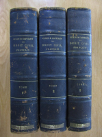 Ambroise Colin - Cours elementaire de Droit Civil Francais (3 volume, 1923)