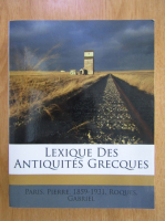 Lexiques des antiquites grecques