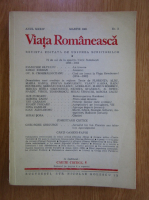 Anticariat: Revista Viata Romaneasca, anul XXXIV, nr. 3, martie 1981