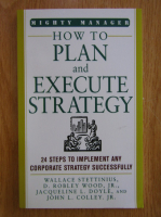 Anticariat: Wallace Stettinius - How to Plan and Execute Strategy