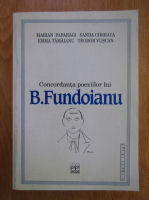 Marian Papahagi - Concordanta poeziilor lui B. Fundoianu