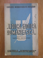 Anticariat: Victoria Gavrilescu - Lirica eroica romaneasca