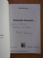 Anticariat: Virgil Diaconu - Diminetile Domnului (cu autograful autorului)