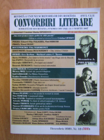 Revista Convorbiri Literare, anul CLIII, nr. 12, decembrie 2020