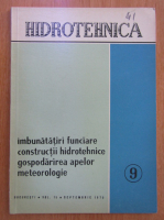 Revista Hidrotehnica, volumul 15, nr. 9, 1970