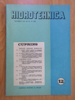 Anticariat: Revista Hidrotehnica, volumul 28, nr. 12, 1983